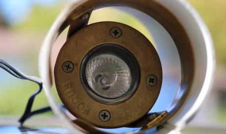 Backyard Putting Green Hole Lamp